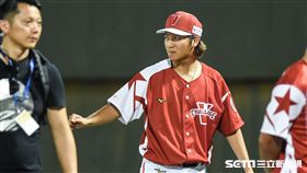 中職明星賽紅隊陳禹勳。 （圖／記者林敬旻攝）