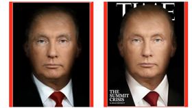 川普,普丁,合成照,時代雜誌,Time（圖／翻攝自TIME推特）