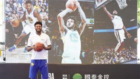 貝爾來台為「國泰 NBA 3X」開球。（圖／主辦單位提供）