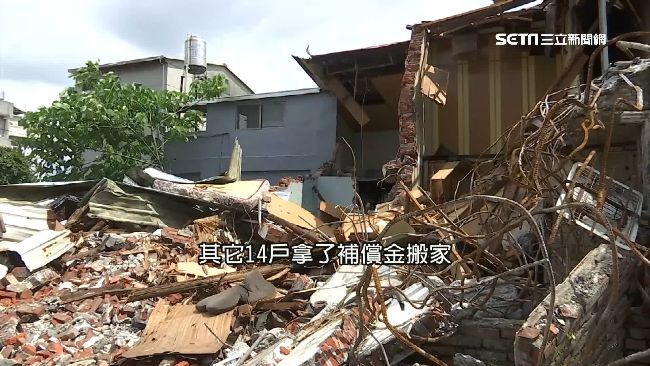 道路拓寬拆民宅　剩7戶不同意抗爭