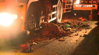 國道貨車連環撞　陣頭10多人輕重傷