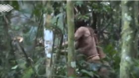 亞馬遜森林原住民曝光。（圖／翻攝自Funai YouTube）