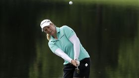 ▲林絲科姆是美國PGA史上第5位參賽的LPGA球員。（圖／美聯社／達志影像）