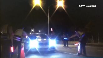 見警心虛逃　BMW衝撞酒駕攔檢點