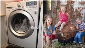 美國科羅拉多州，謬佛爾夫婦，滾筒式洗衣機（圖／翻攝自Lindsey McIver臉書）