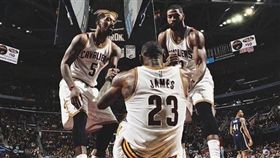 Smith、Thompson與LeBron James（圖／翻攝自JR Smith個人IG）