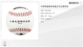 ▲中華棒協比賽用球就是亞運用球。（圖／截自中華棒協官網）