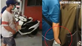 台北,捷運,色狼,摸臀,摳臀,性騷擾（圖／翻攝畫面）
