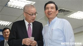 吳敦義與任內閣員有約，前總統馬英九出席。 圖／記者林敬旻攝