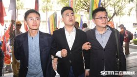 王炳忠、侯漢霆、林明正等人涉違國安法調查庭。 （圖／記者林敬旻攝）