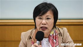 立委劉世芳主持「FIFA拍板 足協改選請照規矩走」記者會。（圖／記者林敬旻攝）