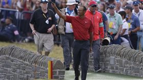 伍茲世界排名重返世界前50。（圖／美聯社／達志影像）