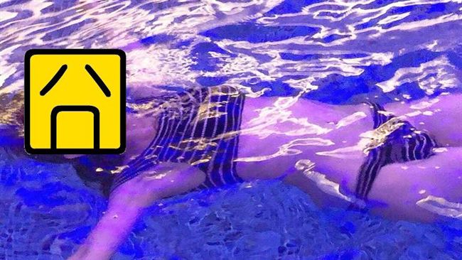 女星浮泳照「不吉利」　網友直喊報警