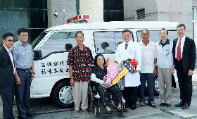 澎湖版陳樹菊大愛　蔡陳美阿嬤捐救護車