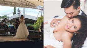 席開170桌「新郎落跑」！36萬婚禮泡湯 新娘上台致歉（圖／翻攝自Manow Jutathip Nimnual臉書）