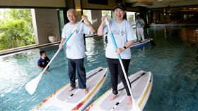 日月潭推運動旅遊 玩攀岩路跑SUP立槳