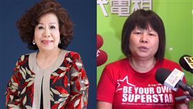 蔣月惠,黃越綏,提告,潘孟安,羅騰園(合成圖/資料照、翻攝自黃越綏臉書)