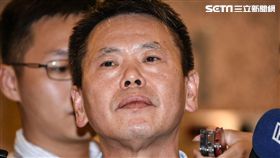 國民黨立委林為洲出面說明遭開除黨籍一事。 （圖／記者林敬旻攝）