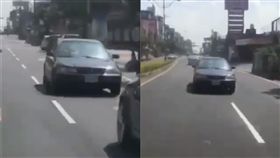 運轉手之戀,倒著開,三寶,中壢(翻攝臉書《重機車友▕ 各區路況、天氣回報中心》)