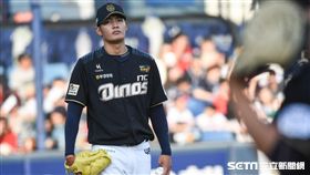 旅韓台灣投手NC恐龍王維中。 （圖／記者林敬旻攝）