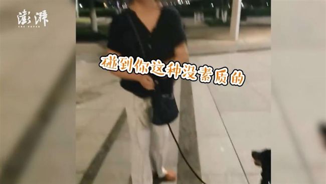 遛狗不繫繩遭指責　女飼主嗆爆男路人