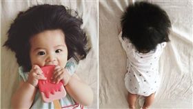 日本,嬰兒,女嬰,髮量,babychanco 圖／翻攝自IG