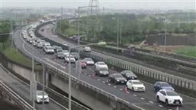 國道、高速公路、車潮、塞車、收假、壅塞、高公局