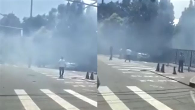 中國人炸美國大使館　官方急刪爆炸文