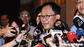 丁守中出席馬英九基金會成立茶會。 （圖／記者林敬旻攝）