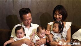 呂小姐透過2次試管嬰兒療程，順利生下3名寶寶，有了3寶的陪伴，夫妻2人都表示人生已別無所求。（圖／公關照）