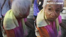 台中阿婆撿回收／邵姓女網友提供