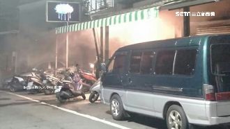 酒吧談判揪友助陣　砸玻璃、丟信號彈