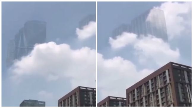 颱風過境現海市蜃樓　民眾目睹全瘋了