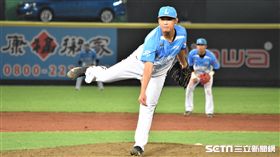 統一獅守護神陳韻文。（圖／記者王怡翔攝）