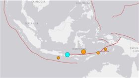 印尼東部外海規模6.0深層地震無海嘯威脅（圖／翻攝自USGS）
