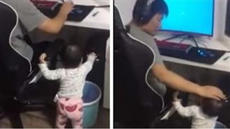 玩電動被關電腦　男回頭見是她秒融化