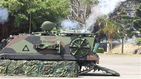 漢光演習／關渡地區指揮部，5日上午針對河防實施反突擊、反滲透演練 記者邱榮吉攝