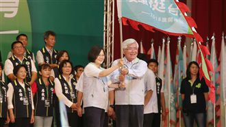 雲嘉輔選忙趕場　蔡英文高喊團結就贏