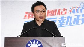 國民黨文傳會副主委洪孟楷。 （圖／記者林敬旻攝）