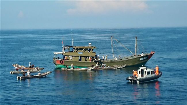 陸船闖台灣海域　遭澎湖海巡扣押