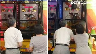 夫婦投籃全進洞　網：籃球界神鵰俠侶