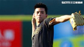 林柏叡透露小時候當投手專K人。（圖／Lamigo桃猿隊提供）