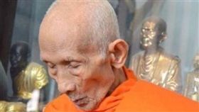 泰國,高僧,火畫,遺體,龍婆Ruai（圖／翻攝新浪微博）