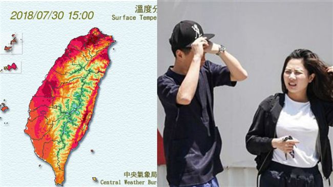 台灣熱成燒番薯！宜蘭竟飆39.9度