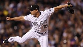 ▲吳昇桓到科羅拉多落磯穿18號球衣。（圖／美聯社／達志影像）