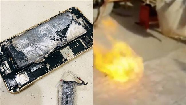 男自換iPhone電池　突爆炸起火
