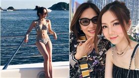 鄧紫棋比基尼照片。(翻攝微博)