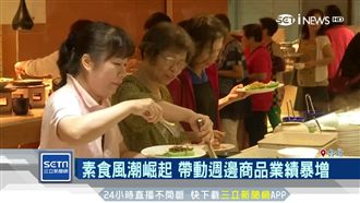 素食風潮崛起　帶動週邊商品業績爆增