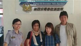 暖警助尋回行李　櫻花妹讚「絲勾以」
台中,春社派出所,日本,遊客,行李,計程車,彩虹眷村
毅哥提供