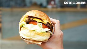 臺虎精釀,手工美式漢堡。（圖／臺虎精釀提供）